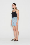 AQUAMARINE DENIM SHORTS LIGHT BLUE